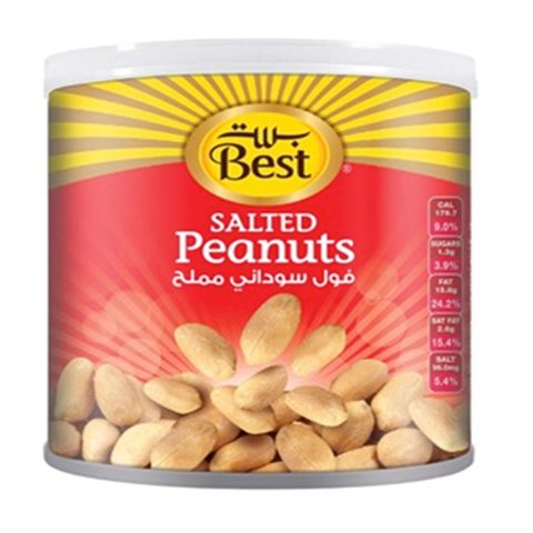 BEST PEANUT SALTED CAN 300GM