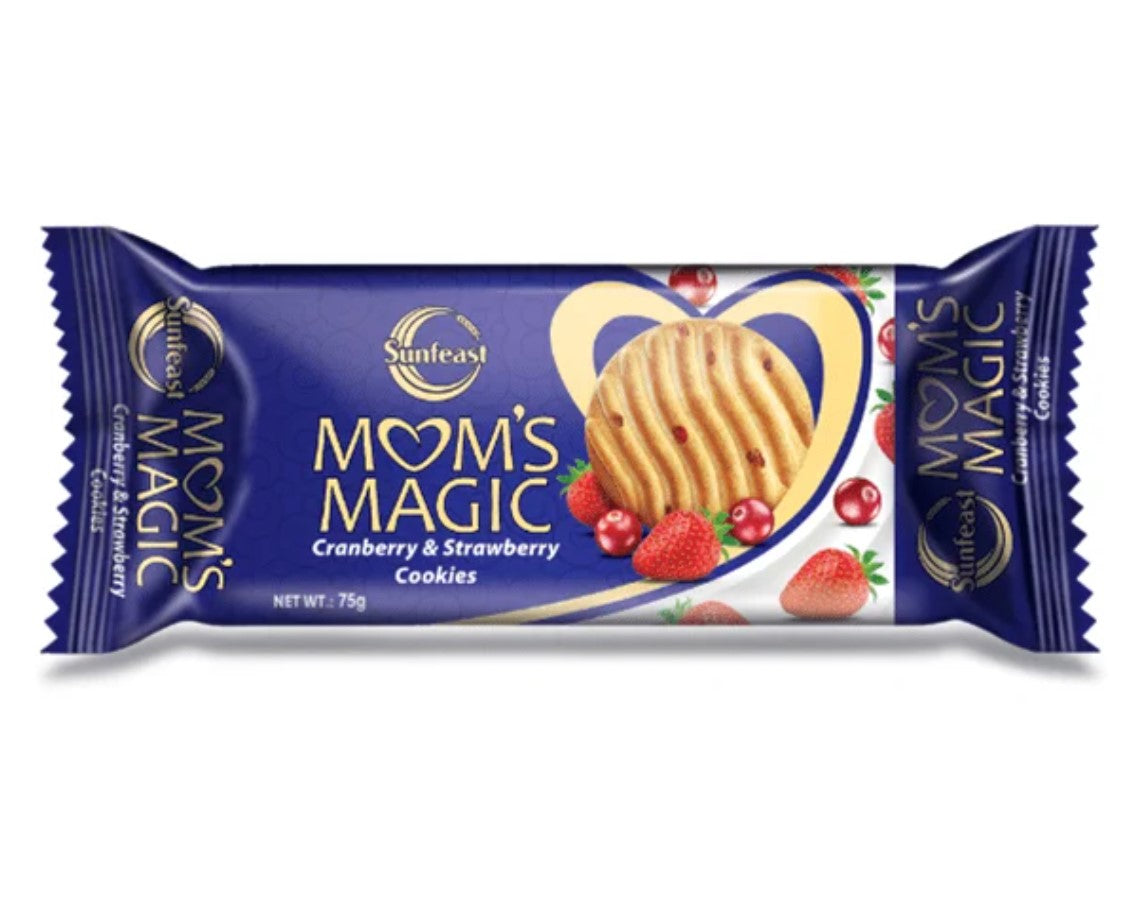Sunfeast Mom's Magic Cranberry & Strawberry Cookies 75GM