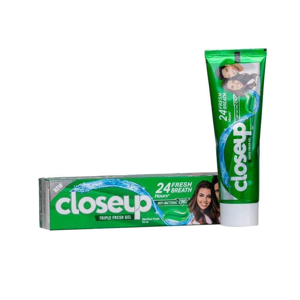 CLOSEUP TRIPLE FRESH TOOTHPASTE MENTHOL 75 ML
