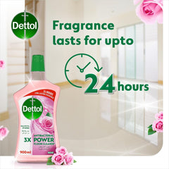 Dettol Power Floor Cleaner Rose Scent 900 ml