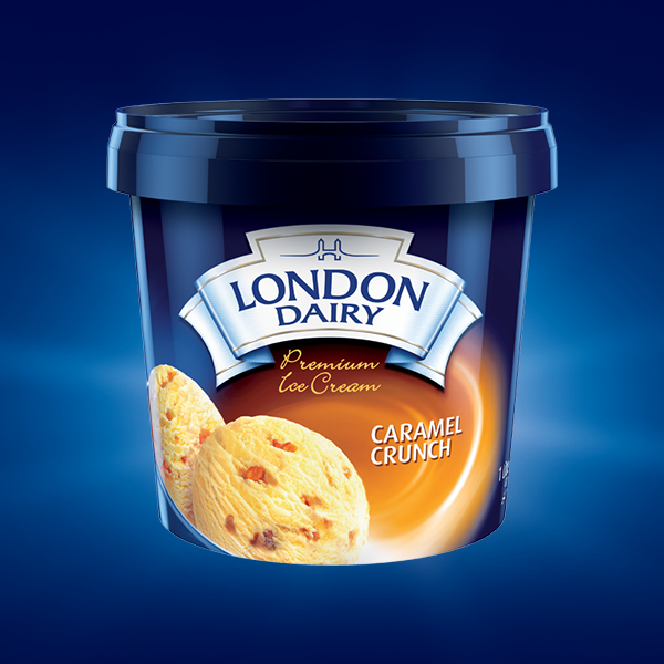 LONDON DAIRY CARAMEL CRUNCH 125ML