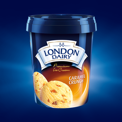 LONDON DAIRY CARAMEL CRUNCH 500ML