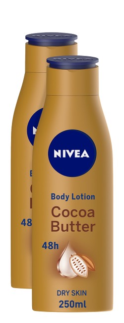 Nivea Cocoa Butter Deep Moisture Serum 250Mlx2 Pc Otr