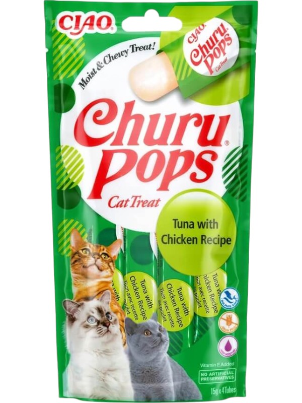 CHURU POPS CAT TREAT CHICKEN RECIPE 60GM