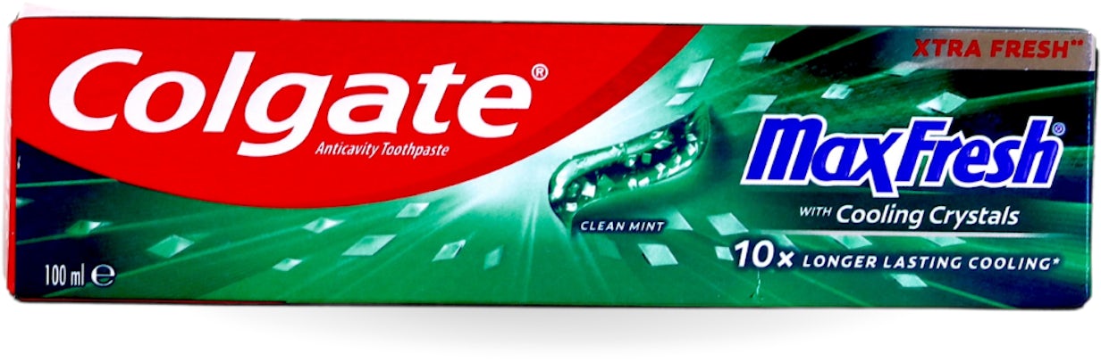 COLGATE MAX FRESH CLEAN MINT TOOTHPASTE WITH COOLING CRYSTALS 100ML