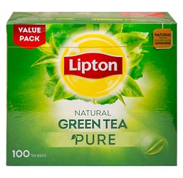 Lipton Lemon Green Tea Bags 100 Per Pack