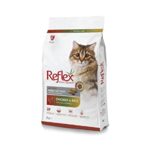 Reflex Gourmet Dry Food With Chicken & Rice For Adult Cats 2kg