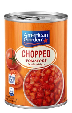 American Garden Chopped Tomatoes 400gm