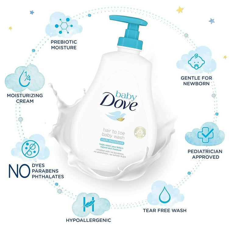Dove Moisturizing Baby Shampoo with Prebiotic 400ML