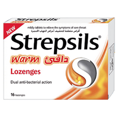 STREPSILS WARM GINGER 16S