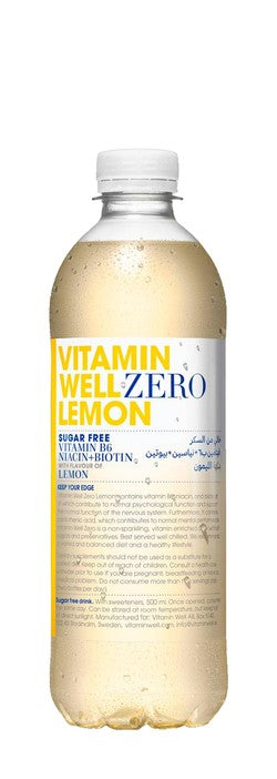 Vitamin Well Zero Lemon 500ml