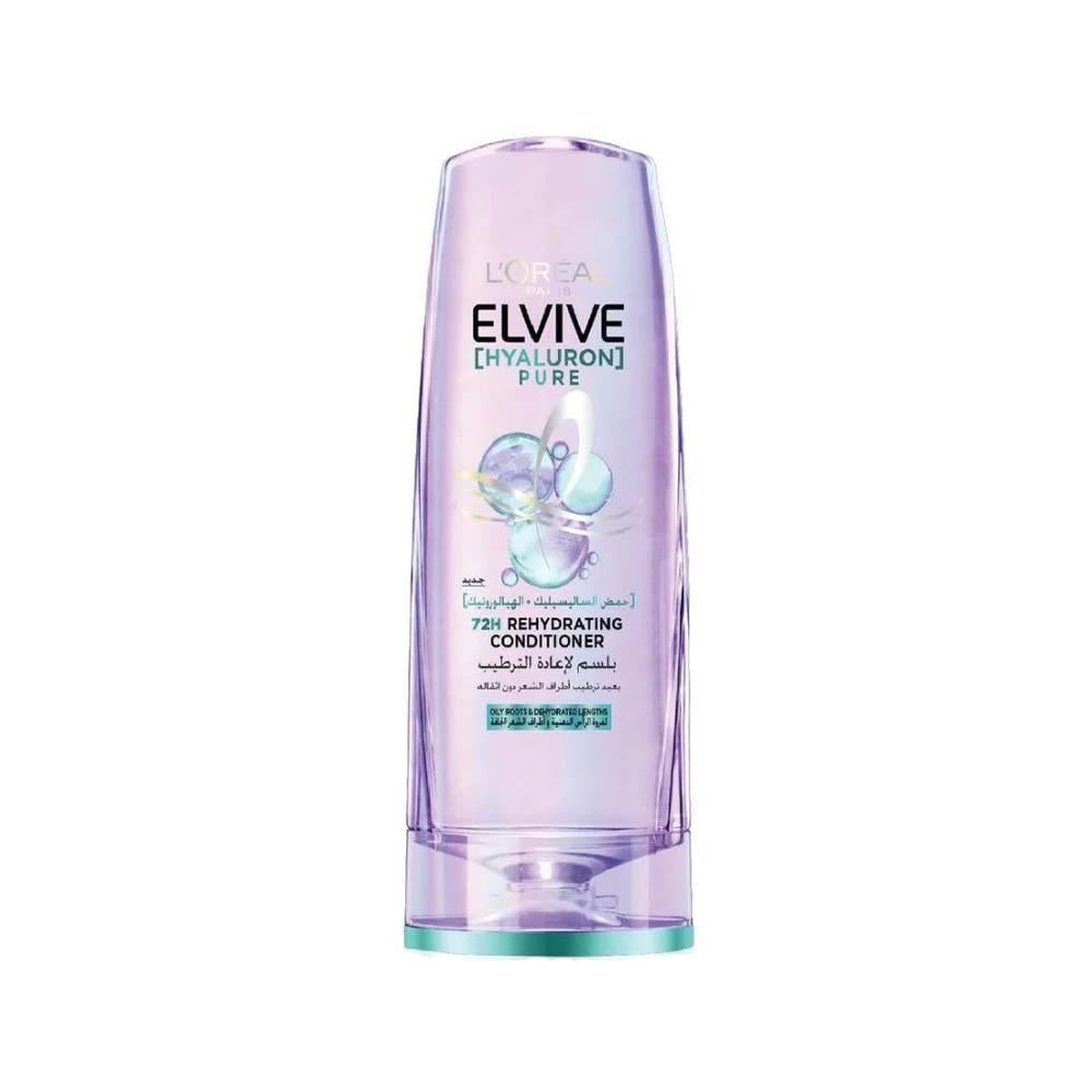 L'Oreal Elvive Hyaluron Pure 72H Rehydrating Conditioner with Salicylic & Hyaluronic  360 ML