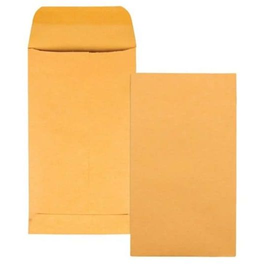 BROWN ENVELOP 50PC OTR