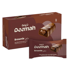 Deemah Brownie Cake Filled with Chocolate Cream