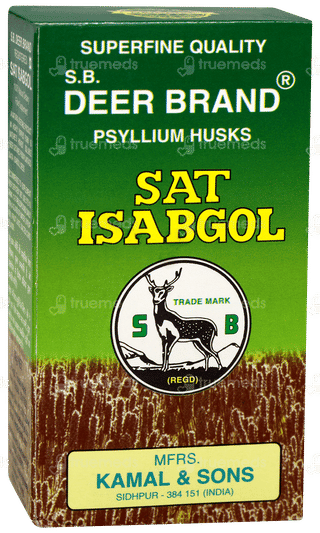 DEER BRAND PSYLLIUM HUSKS SAT ISABGOL 50GM