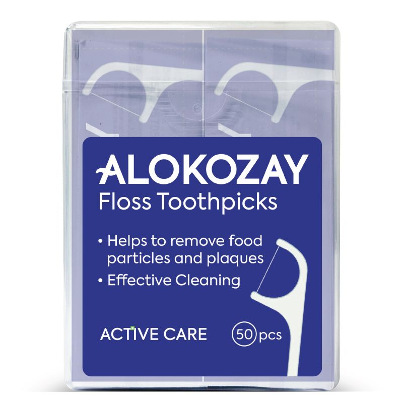 ALOKOZAY FLOSS TOOTHPICKS 50PCS