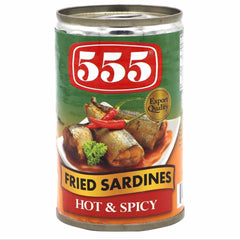 555 Hot & Spicy Fried Sardines 155 G