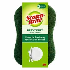 Scotch-Brite Heavy Duty Scrub Sponge 3M 2Per Pack