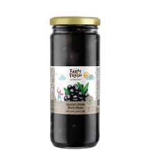 Farm Fresh Whole Spanish Black Olives 285gm