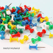 Tiptop Assorted Push Pin 50 Per Pack