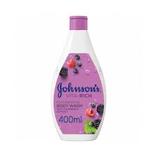 JOHNSON'S VITA-RICH REPLENISHING BODY WASH 400ML