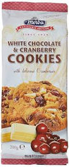 Merba Patisserie Cookies With White Chocolate & Cranberry 200gm