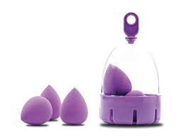 Or Bleu Velour Glance Mini Purple Beauty Blender Sponges 3PER PACK