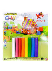 Flamingo Assorted Modeling Clay 8Per Pack
