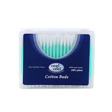 Cool & Cool Green Cotton Buds 200per pack 0