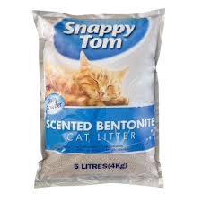 Snappy Tom Scented Bentonite Ct Litter Baby Powder 4kg