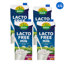 Nada Long Life Full Cream Milk - lactose free 1L X 4