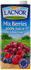 LACNOR MIX BERRIES 100% JUICE 1LTR 0
