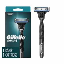 Gillette Mach3+ Razor Blade Refills With Handle