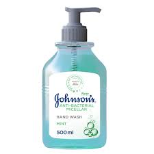 JOHNSONS HAND WASH ANTI BACT MINT 500ML 0