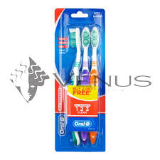 ORAL-B ALL ROUNDER 3 WAY CLEAN ASSORTED 2+1