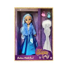 FASHION DOLL GLAM GIRLZ W/LONG DRESS 9" 1PACK