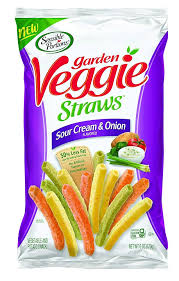 Sensible Portions Garden Veggie Straws Sour Cream & Onion Flavor - gluten free, artificial flavor free, preservatives free
