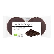 BUNALUN ORGANIC RICE CAKES WITH DARK 100 GM