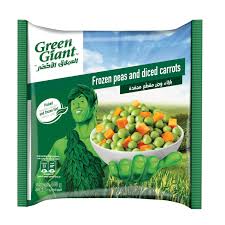 GREEN GARDEN FROZEN PEAS&DICED CARRTOS 24X450GM