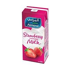ALMARAI S/BERRY MILK 200ML 1