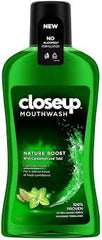 CLOSEUP NATURE BOOST MOUTHWASH WITH CARDAMOM OIL&PURE TULSI EXTRACT 300ML