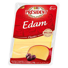 PRESIDENT CLASSIC EDAM CHEESE (6 SLICES) 150GM