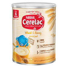 Cerelac Infant Cereal With Milk, Wheat & Honey (6+ Months) 1kg
