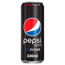 PEPSI BLACK NO SUGAR 330ML 0