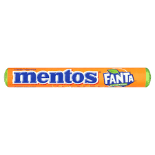 Mentos Chewy Dragees Fanta Orange Flavor (26 Pieces) 70.2gm