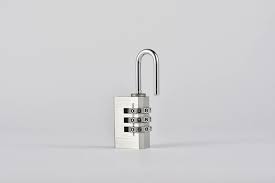 Zhongdai Silver Combination Padlock