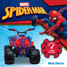 Red & Blue Marvel Spider-Man 12V Remote Controlled Electric Car (3+ Years)