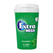 Wrigleys Extra Mega Chewing Gum Spearmint Flavor 23Per Pack