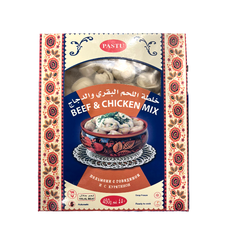 PASTU Frozen Beef & Chicken Dumplings, 450g