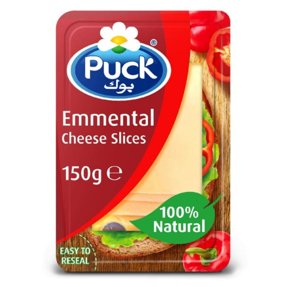 Puck Emmental Natural Cheese Slices 150 g